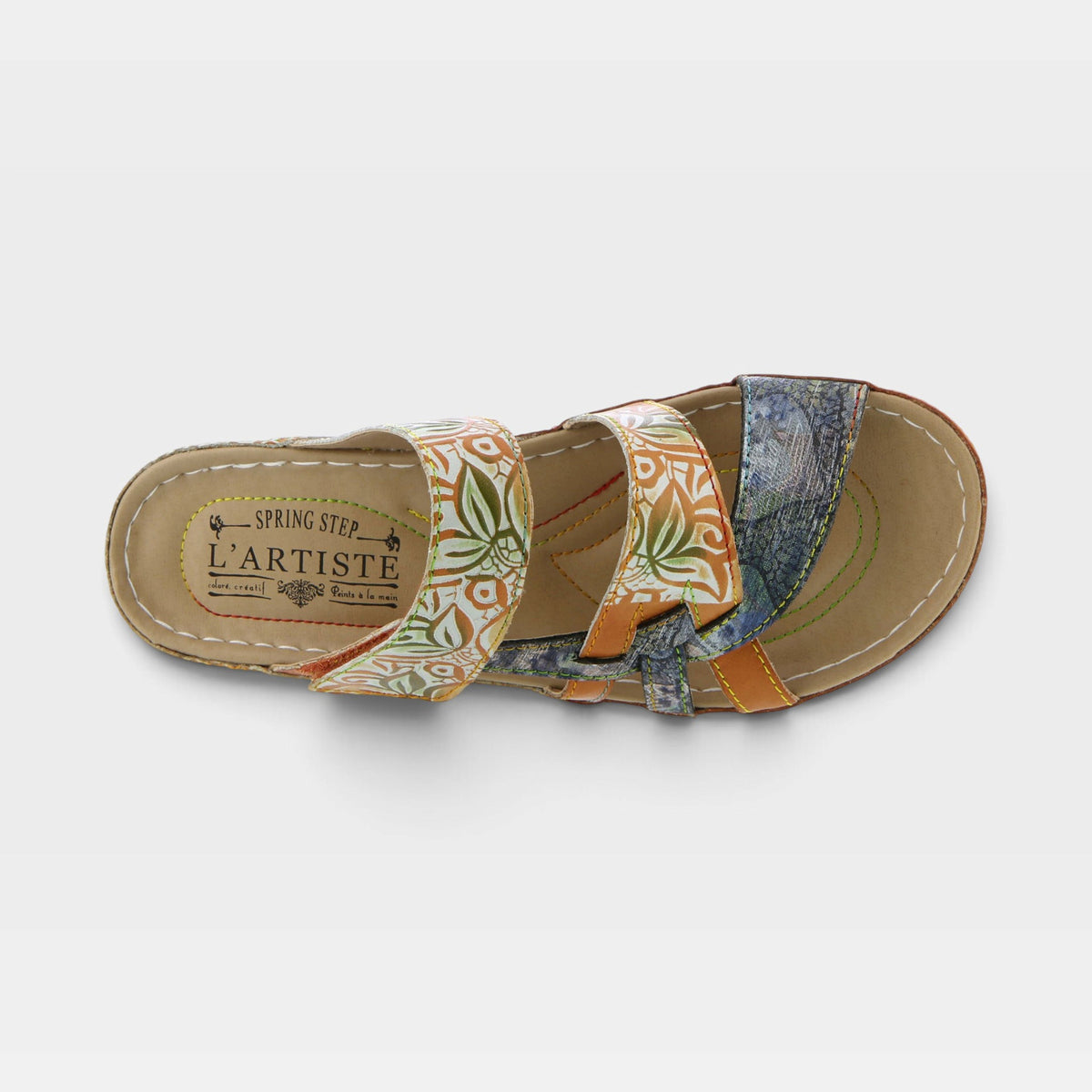 L'Artiste Caiman Slide Sandal
