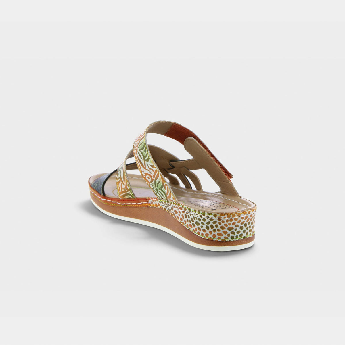 L'Artiste Caiman Slide Sandal