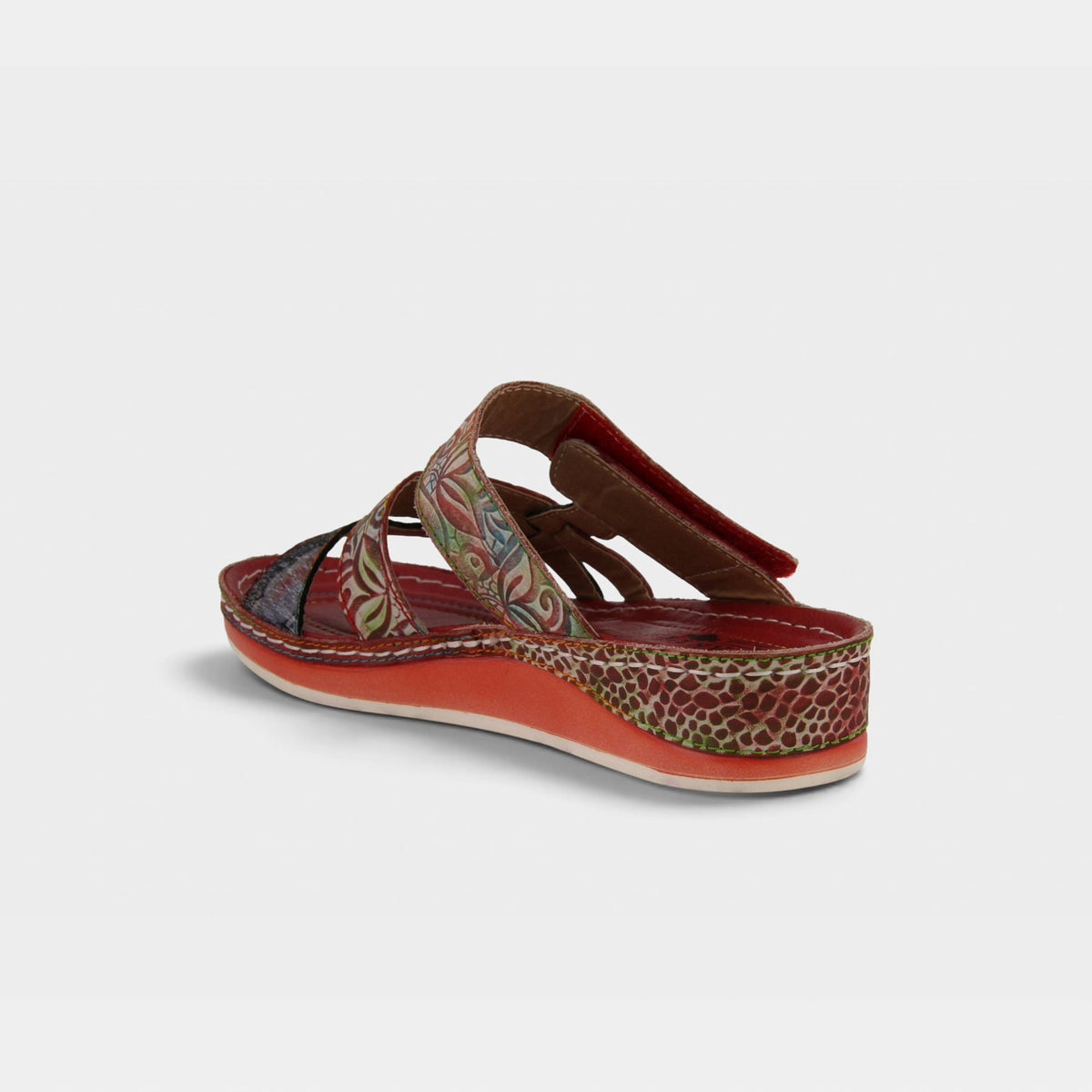 L'Artiste Caiman Slide Sandal
