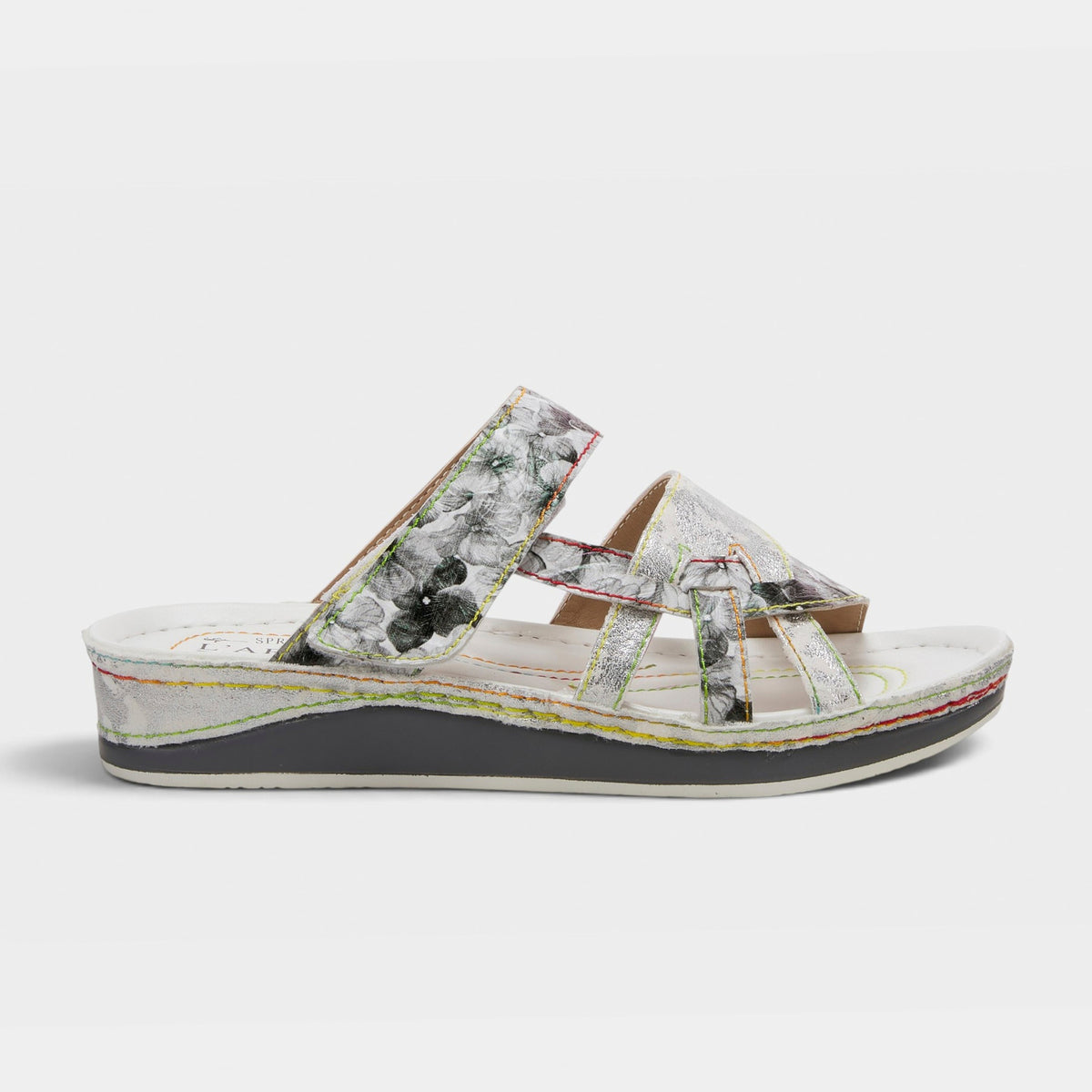 L'Artiste Caiman Slide Sandal