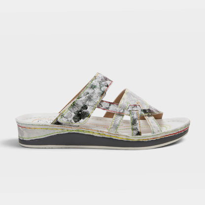 L'Artiste Caiman Slide Sandal