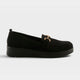 BLACK FAUX SUEDE