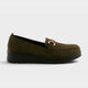 OLIVE FAUX SUEDE
