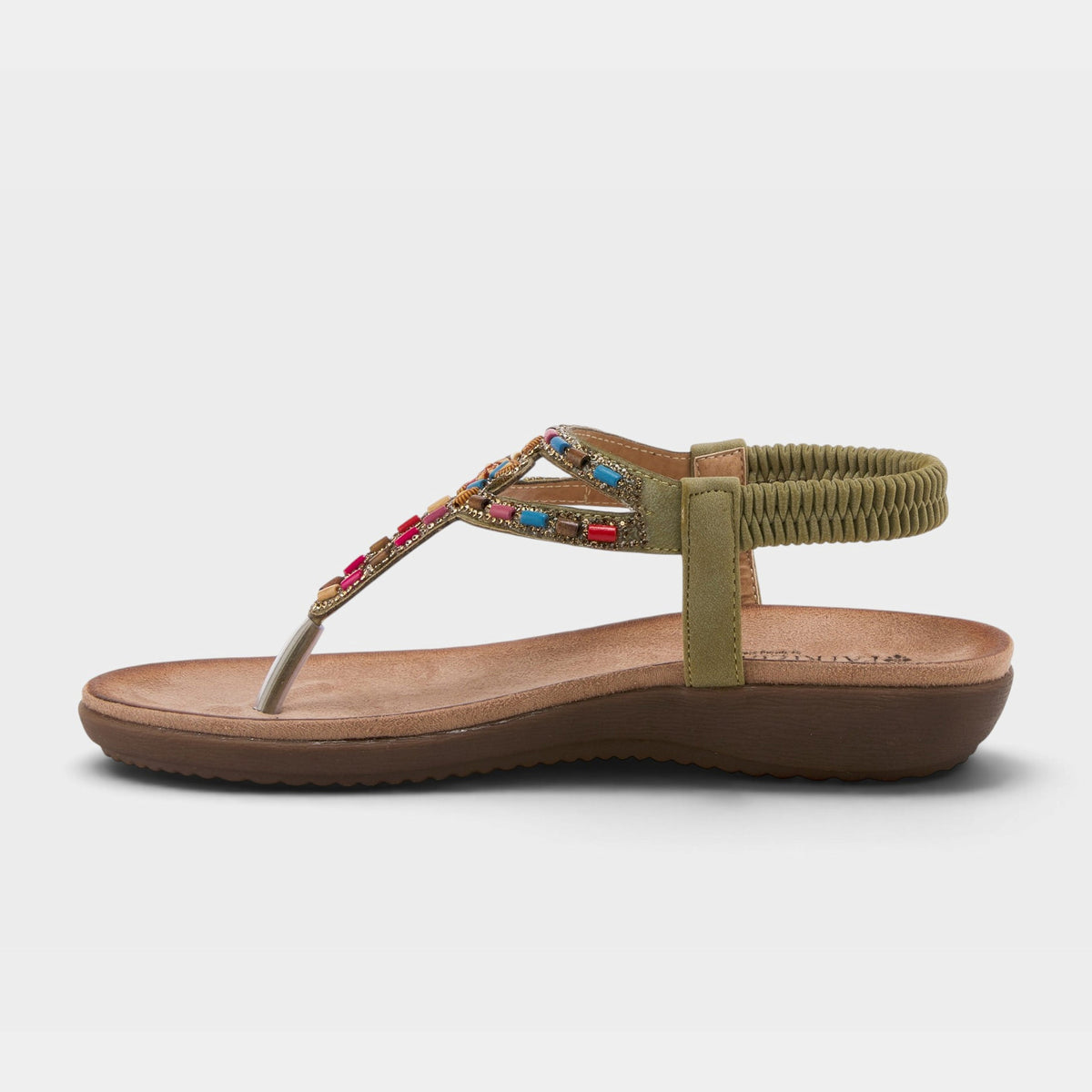PATRIZIA CREMA THONG SANDALS