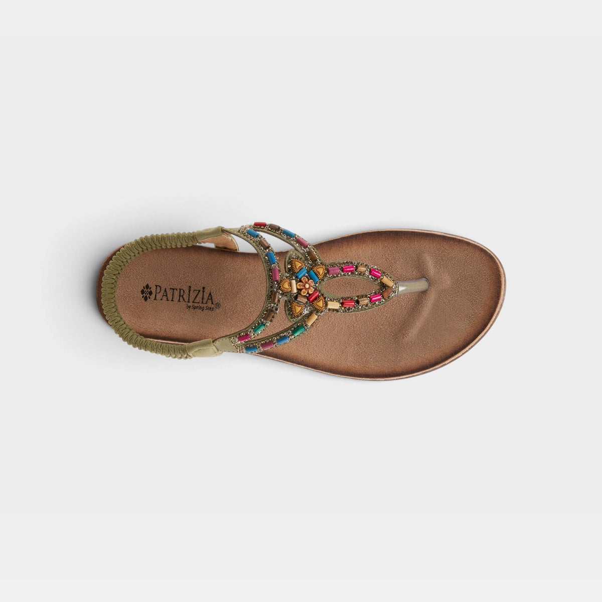 PATRIZIA CREMA THONG SANDALS