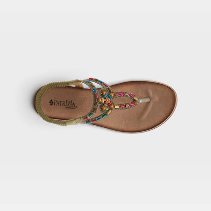 PATRIZIA CREMA THONG SANDALS