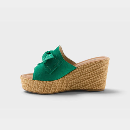 SPRING STEP ELLYN-WOVEN SLIDE SANDALS
