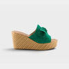 GREEN SUEDE