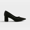 BLACK FAUX SUEDE