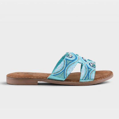 AZURA GEORGYS SLIDE SANDALS