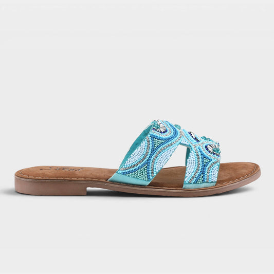 AZURA GEORGYS SLIDE SANDALS