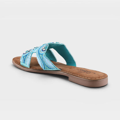 AZURA GEORGYS SLIDE SANDALS