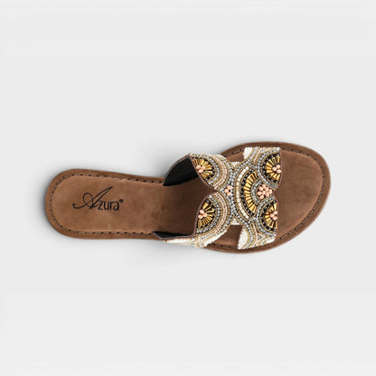 AZURA GEORGYS SLIDE SANDALS
