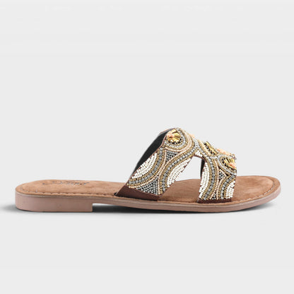 AZURA GEORGYS SLIDE SANDALS