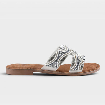 AZURA GEORGYS SLIDE SANDALS