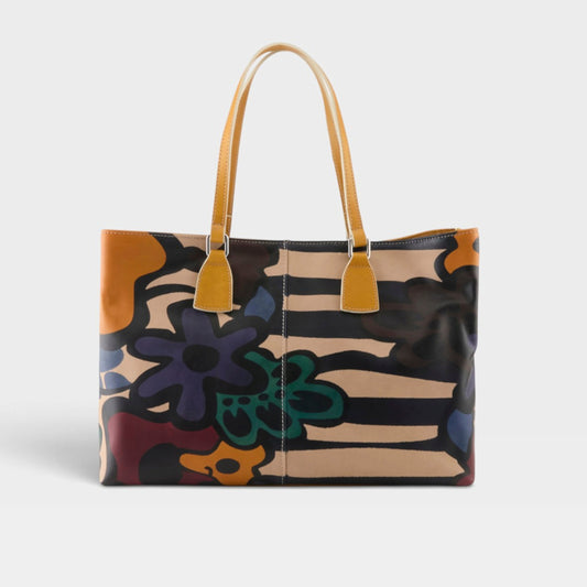 L'ARTISTE HB-MIRABELLE ITALIAN LEATHER HANDBAG
