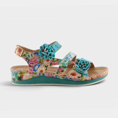 L'ARTISTE JOELINA-DAZI ANKLE STRAP SANDALS