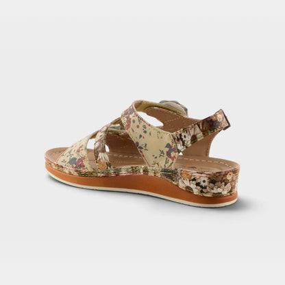 L'ARTISTE JOELINA-DAZI ANKLE STRAP SANDALS