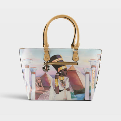 LA PHILIPE LP1021-1 EGYPTIAN PARADISE HANDBAG-TOTE