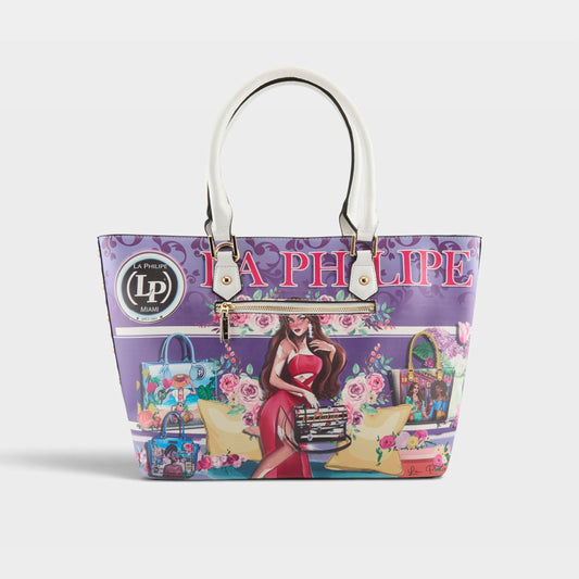 LA PHILIPE LP1021-15 BOLD BEAUTY HANDBAG-TOTE