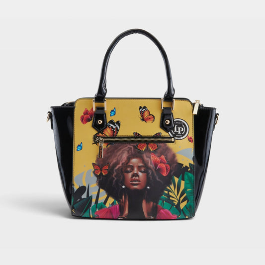 LA PHILIPE LP1022-12 BUTTERFLY FLY HANDBAG-SATCHEL