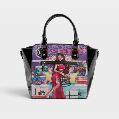 LA PHILIPE LP1022-15 BOLD BEAUTY HANDBAG-SATCHEL