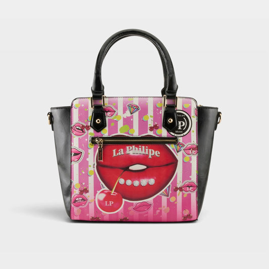 LA PHILIPE LP1022-18 JUICY LIPS HANDBAG-SATCHEL