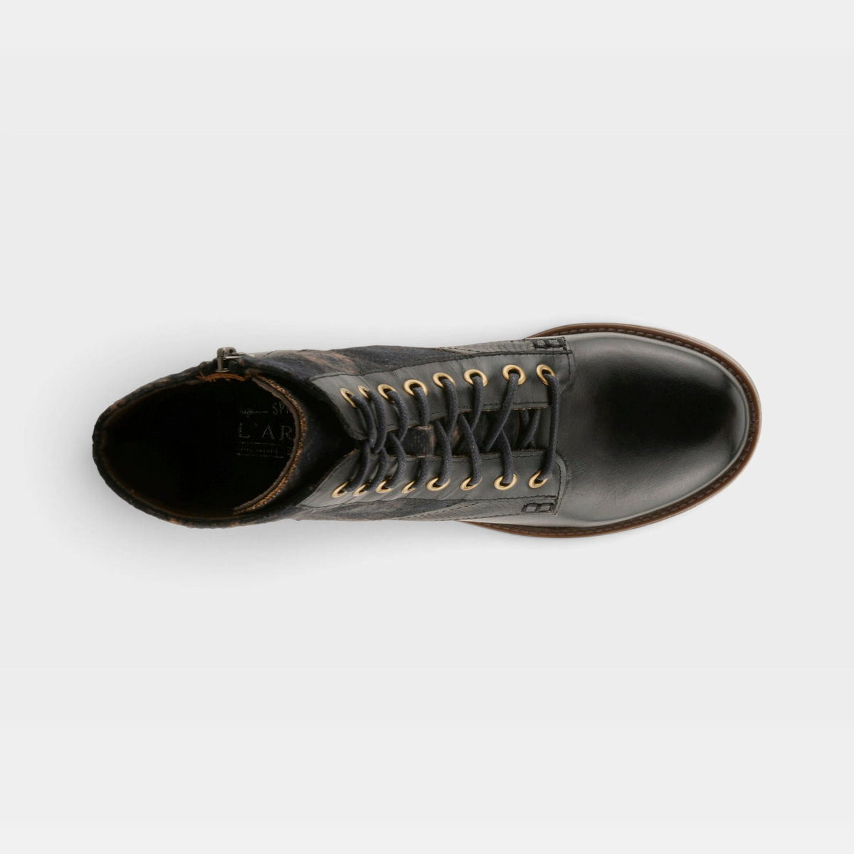 L'ARTISTE MARTY-PLAID BOOTS