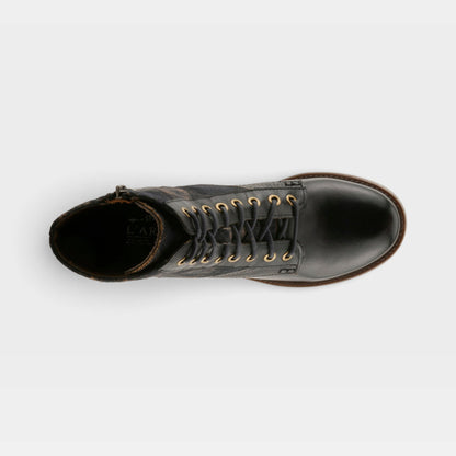 L'ARTISTE MARTY-PLAID BOOTS