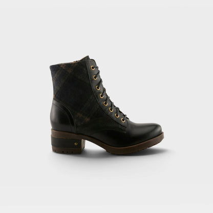 L'ARTISTE MARTY-PLAID BOOTS