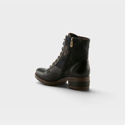 L'ARTISTE MARTY-PLAID BOOTS