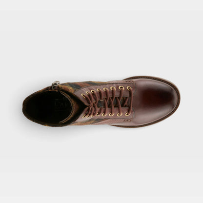 L'ARTISTE MARTY-PLAID BOOTS