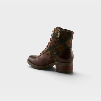 L'ARTISTE MARTY-PLAID BOOTS