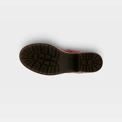 L'ARTISTE MARTY-PLAID BOOTS