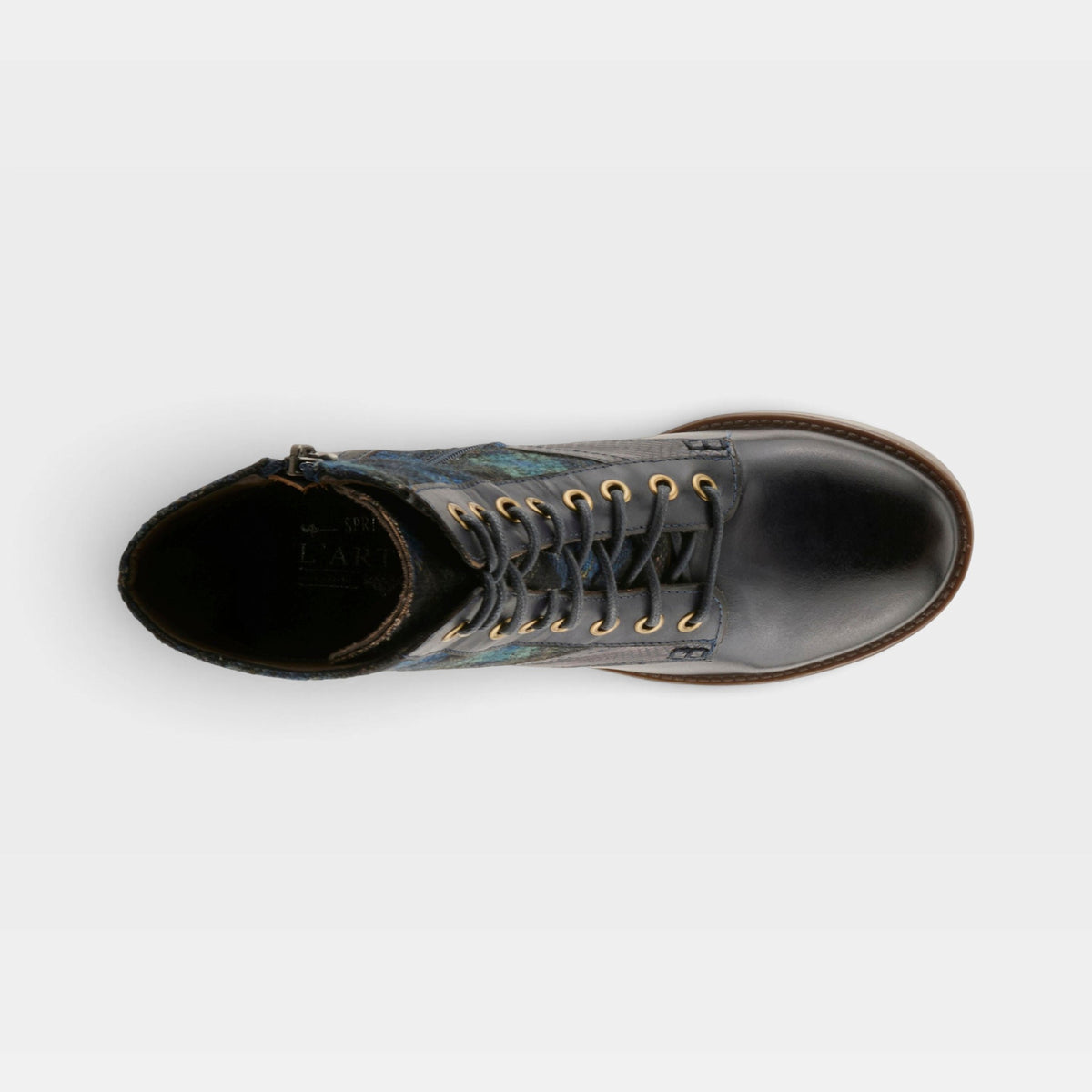 L'ARTISTE MARTY-PLAID BOOTS