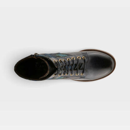L'ARTISTE MARTY-PLAID BOOTS