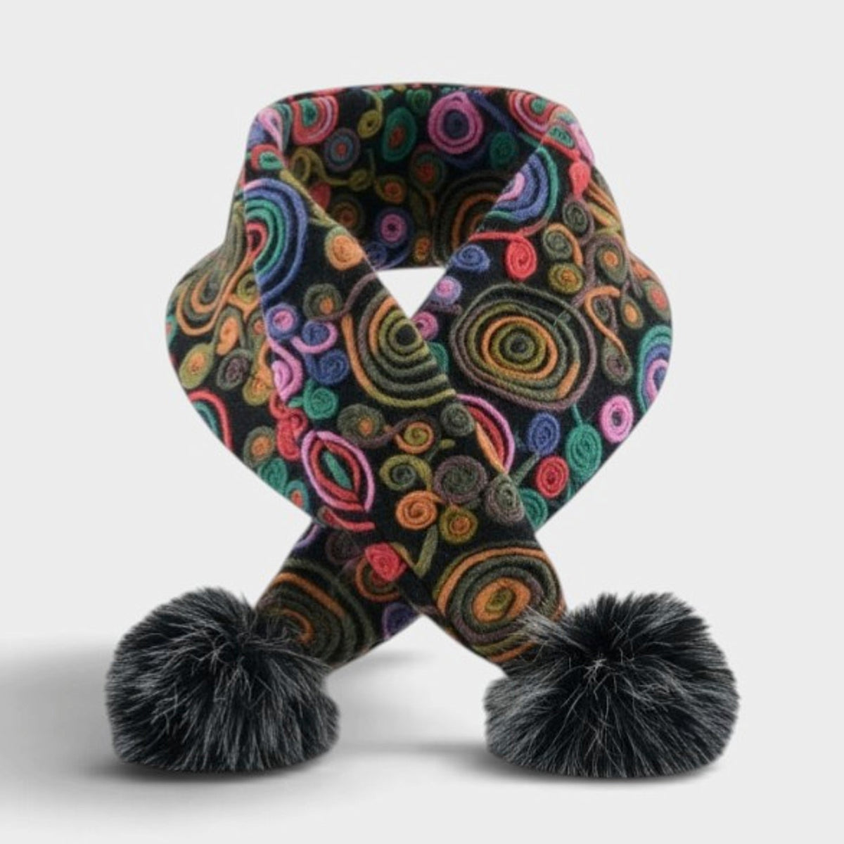 L'ARTISTE POMPOM SCARF