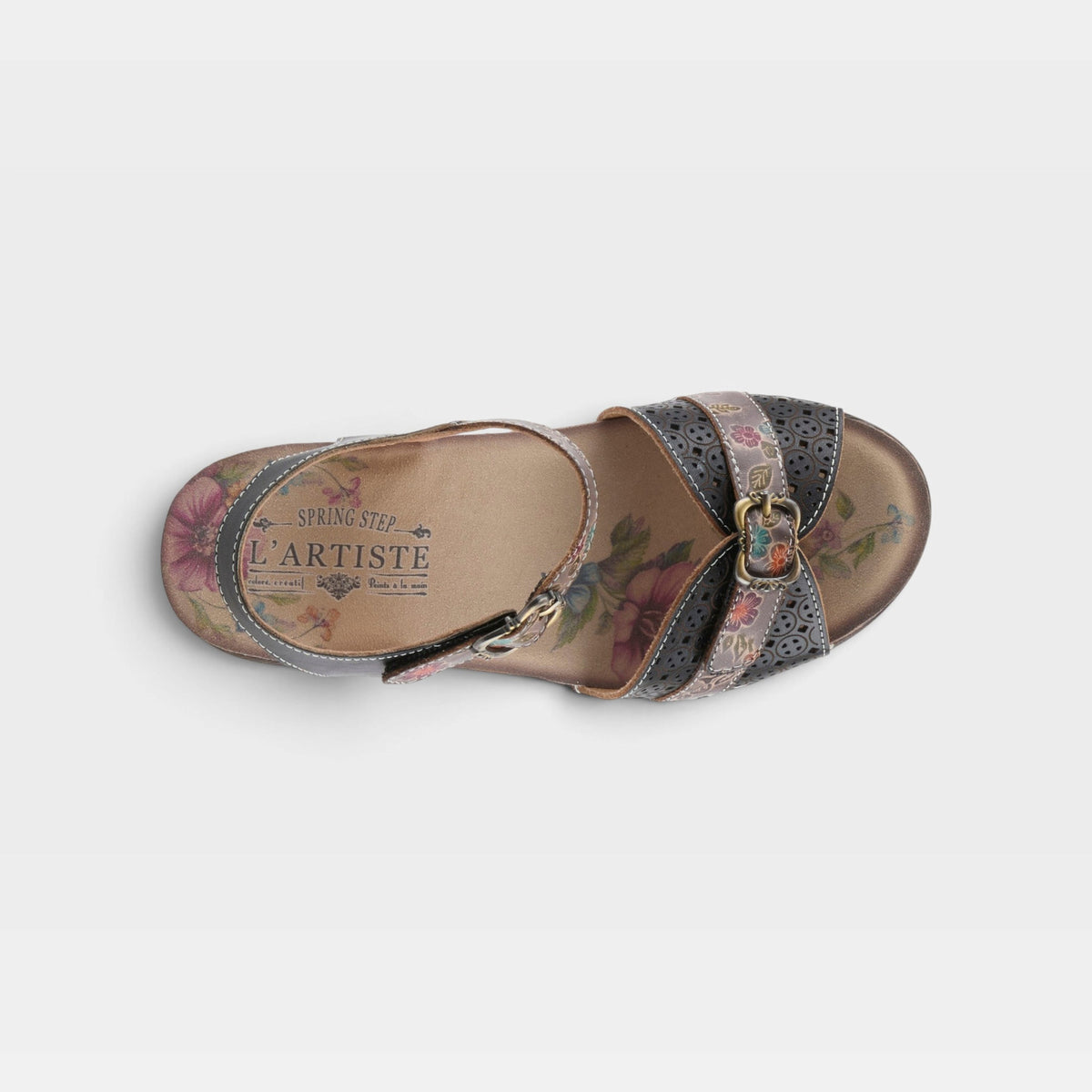 L'ARTISTE UPPERBUCK SANDALS