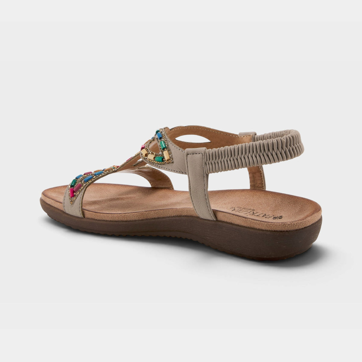 PATRIZIA VOLCANIC T-STRAP SANDALS
