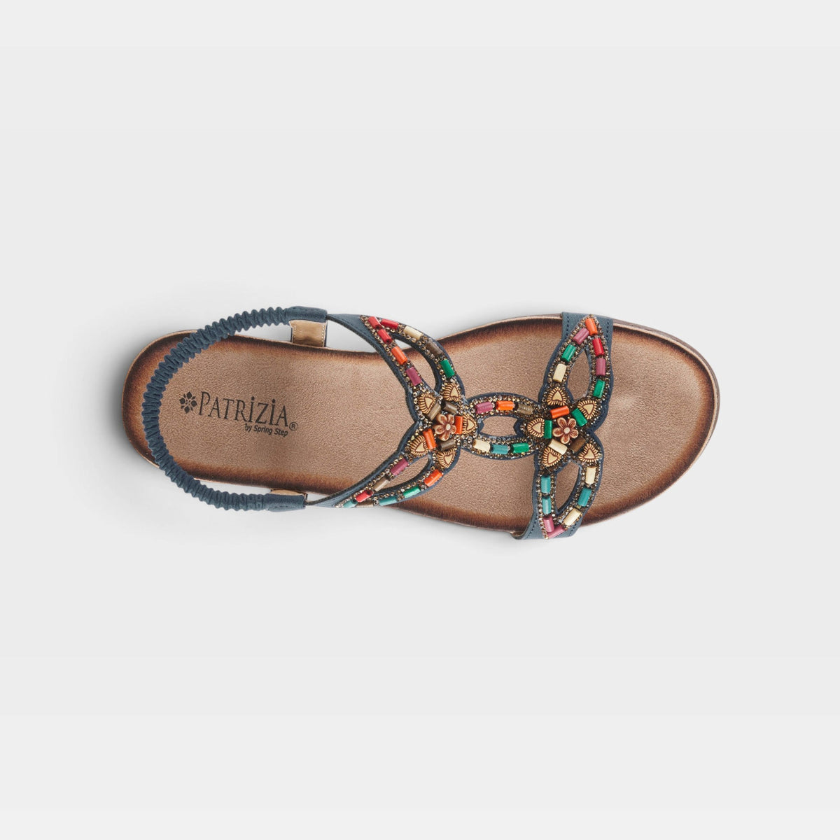 PATRIZIA VOLCANIC T-STRAP SANDALS