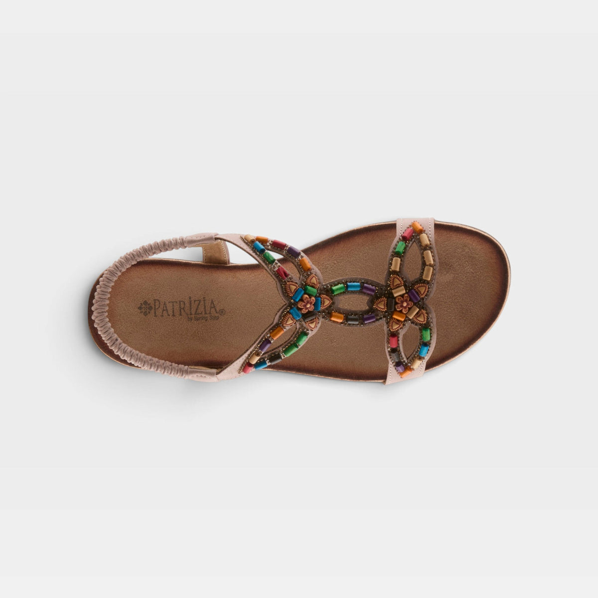 PATRIZIA VOLCANIC T-STRAP SANDALS