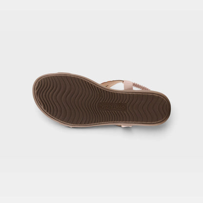 PATRIZIA VOLCANIC T-STRAP SANDALS