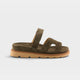 OLIVE SUEDE